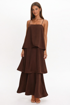 Collins Layered Flowy Maxi Dress