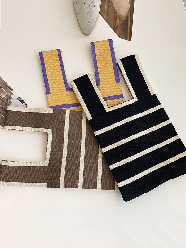 Urban Striped Handbag