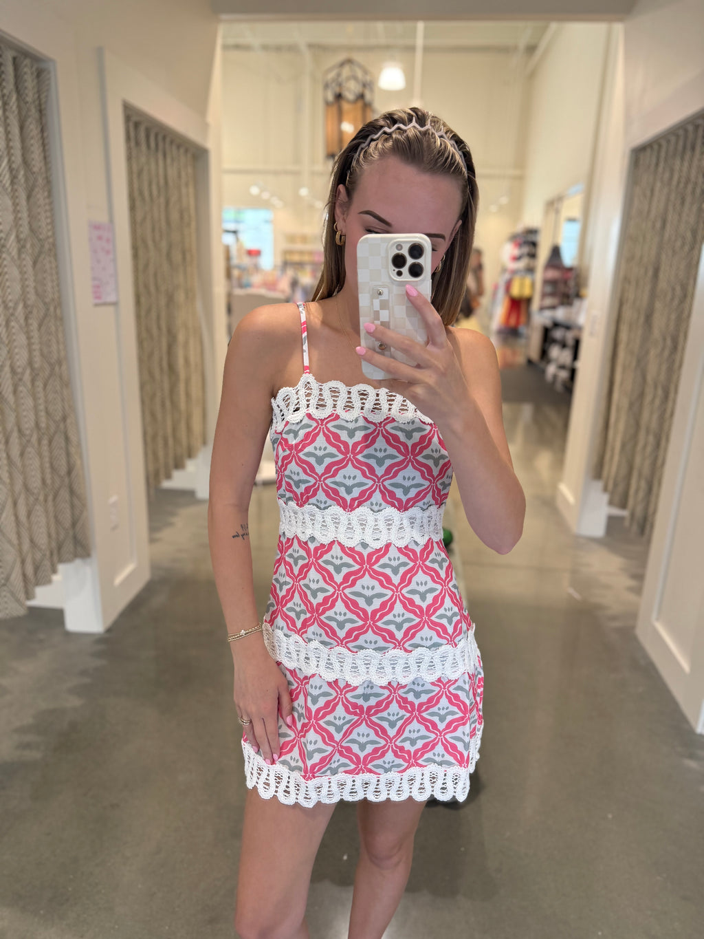 Chloe Riviera Lace Mini Dress