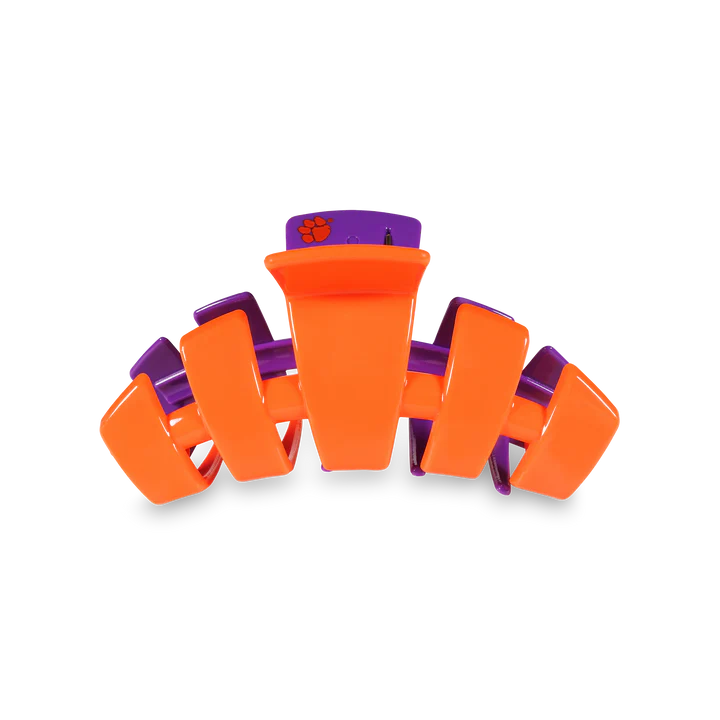 PREORDER Teleties Medium Claw Clip - Clemson University