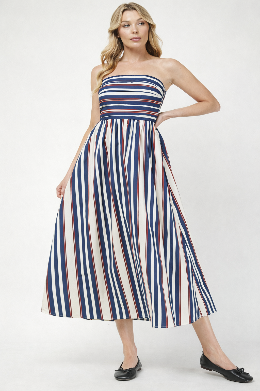 Channing Striped Maxi Dress