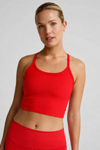 Spacedye™ Slim Racerback Cropped Tank