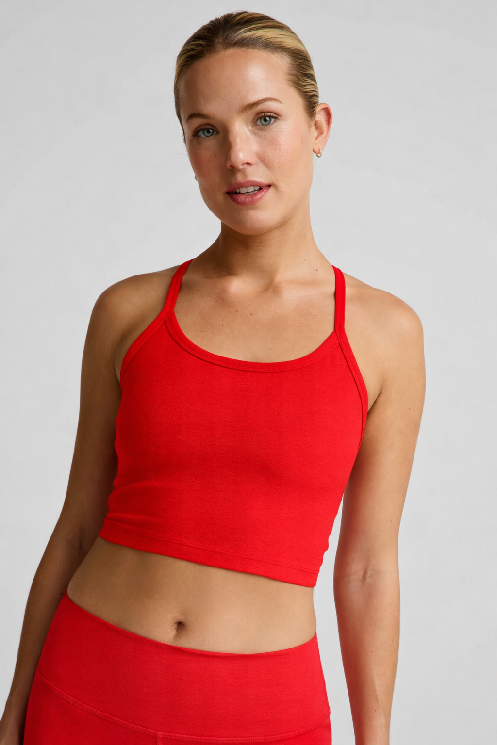 Spacedye™ Slim Racerback Cropped Tank