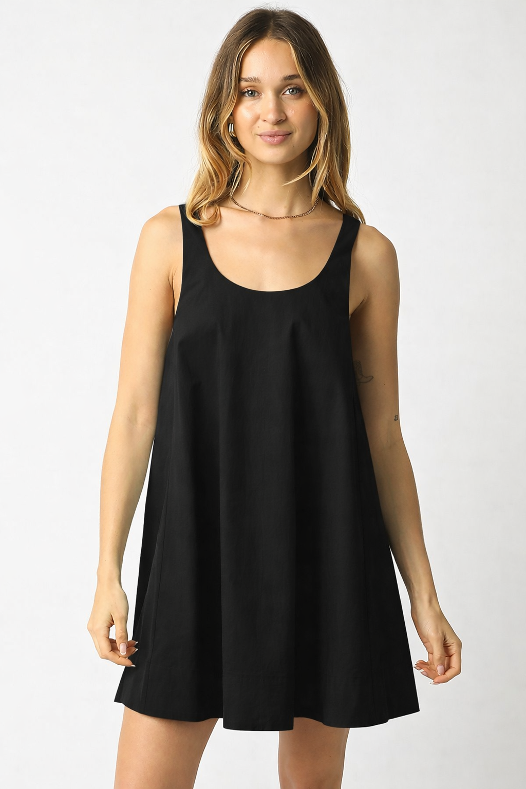 Ariel Sleeveless Swing Mini Dress
