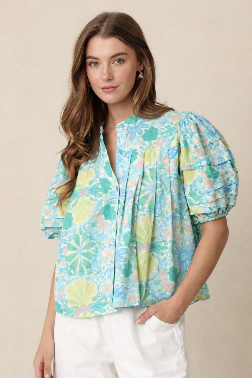 Tanya Tropical Breeze Blouse
