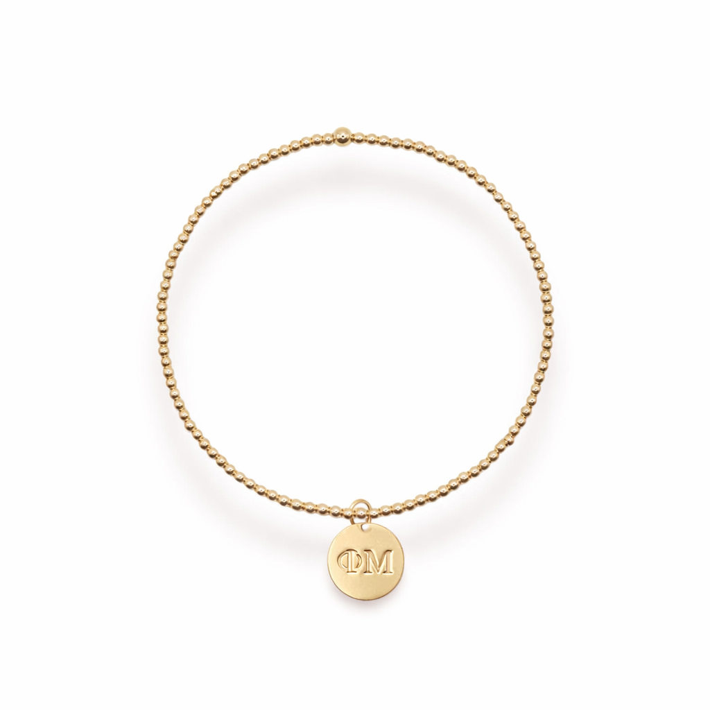 Phi Mu Charm Bracelet