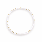 White Sprinkle Anklet