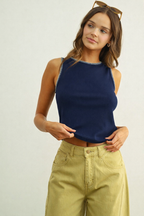 Tatum Contrast Stitch Tank