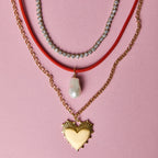 Coral Red Necklace Cord