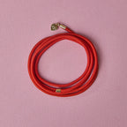 Coral Red Necklace Cord