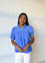 Harper Scallop Trim Top