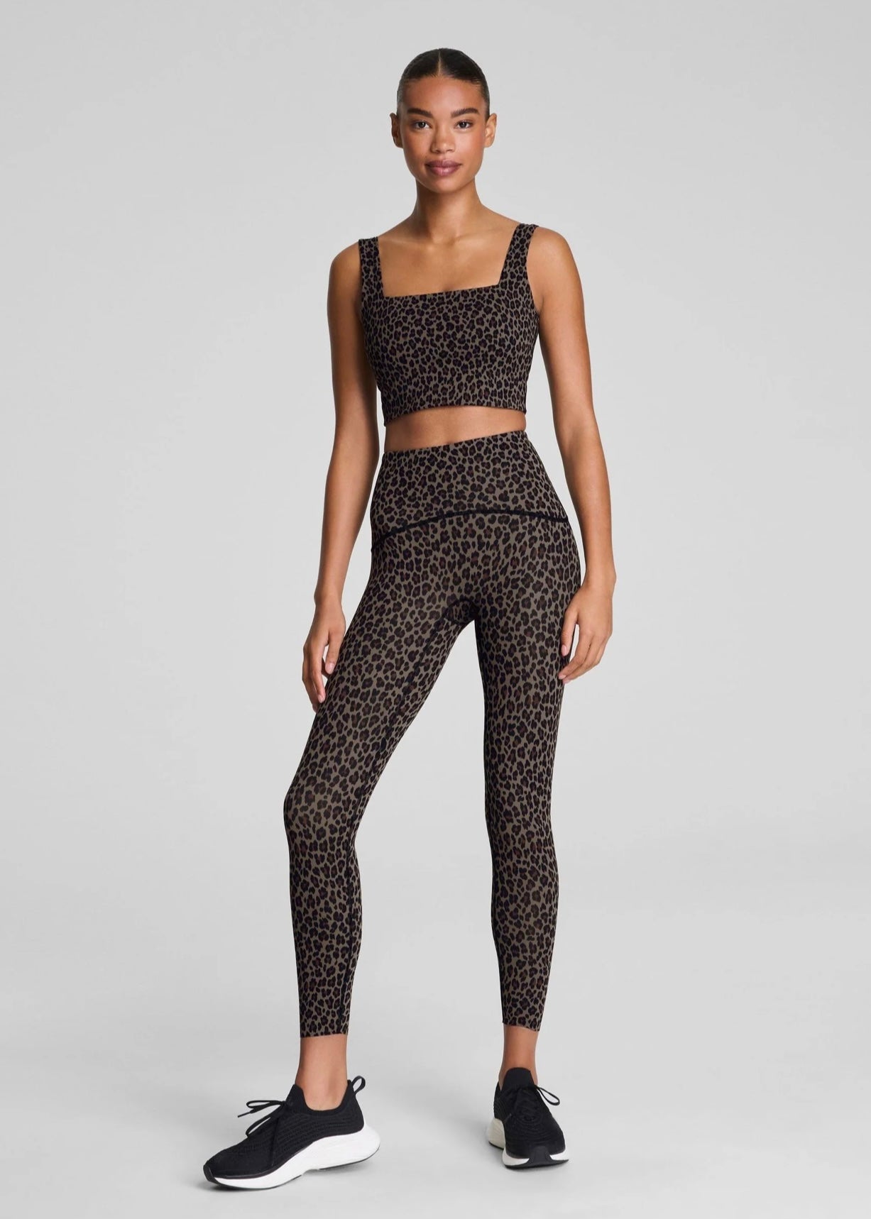 Square Neck Printed Shelf Tank