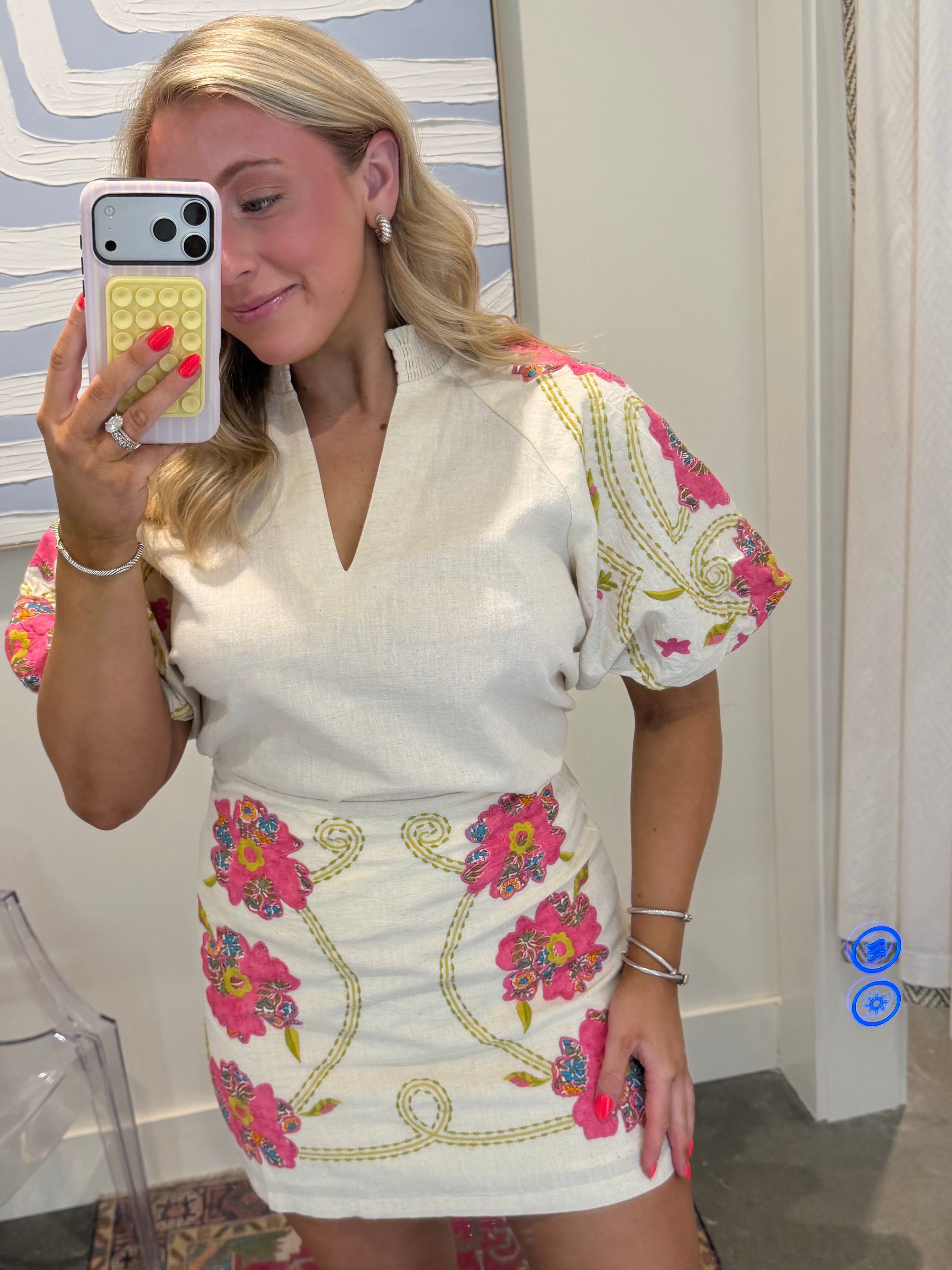 Vivienne Bubble Sleeve Top