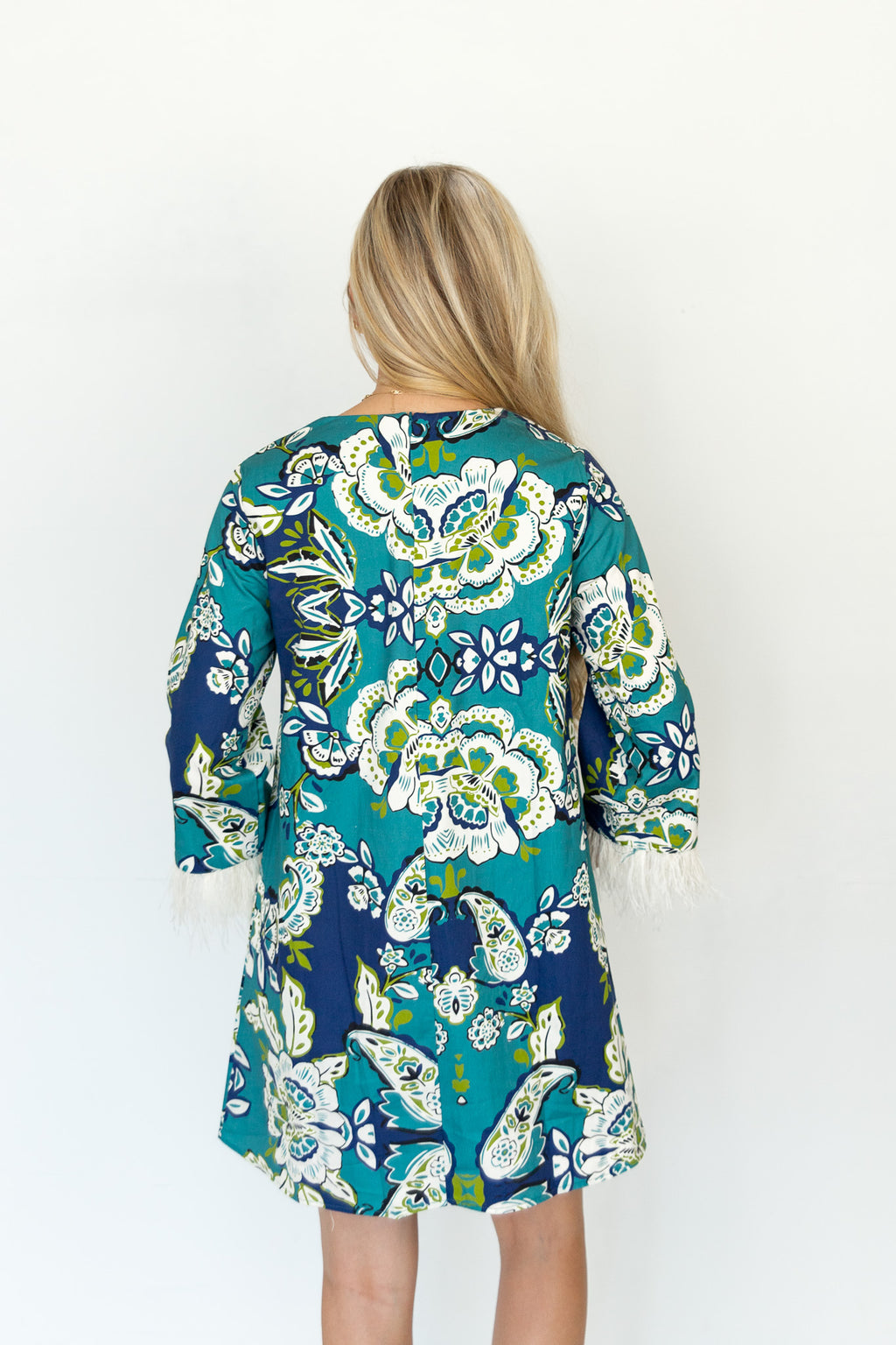 Kailey Floral Fringe Dress