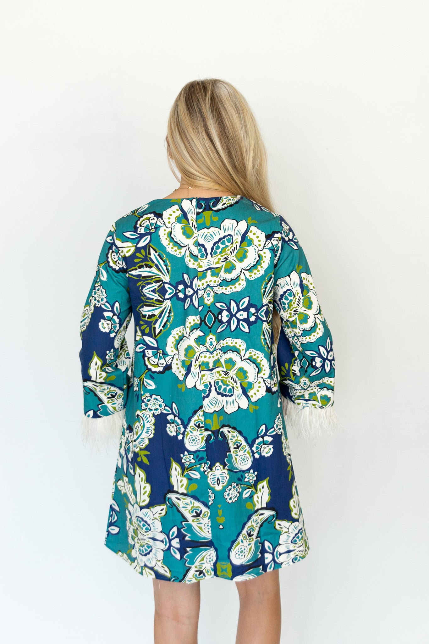 Kailey Floral Fringe Dress