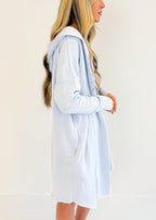 Longline Hoodie Cardigan