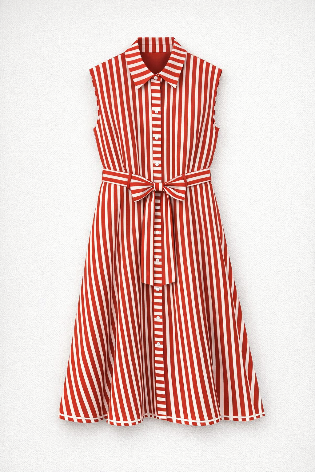 Maribel Stripe Garden Midi Dress