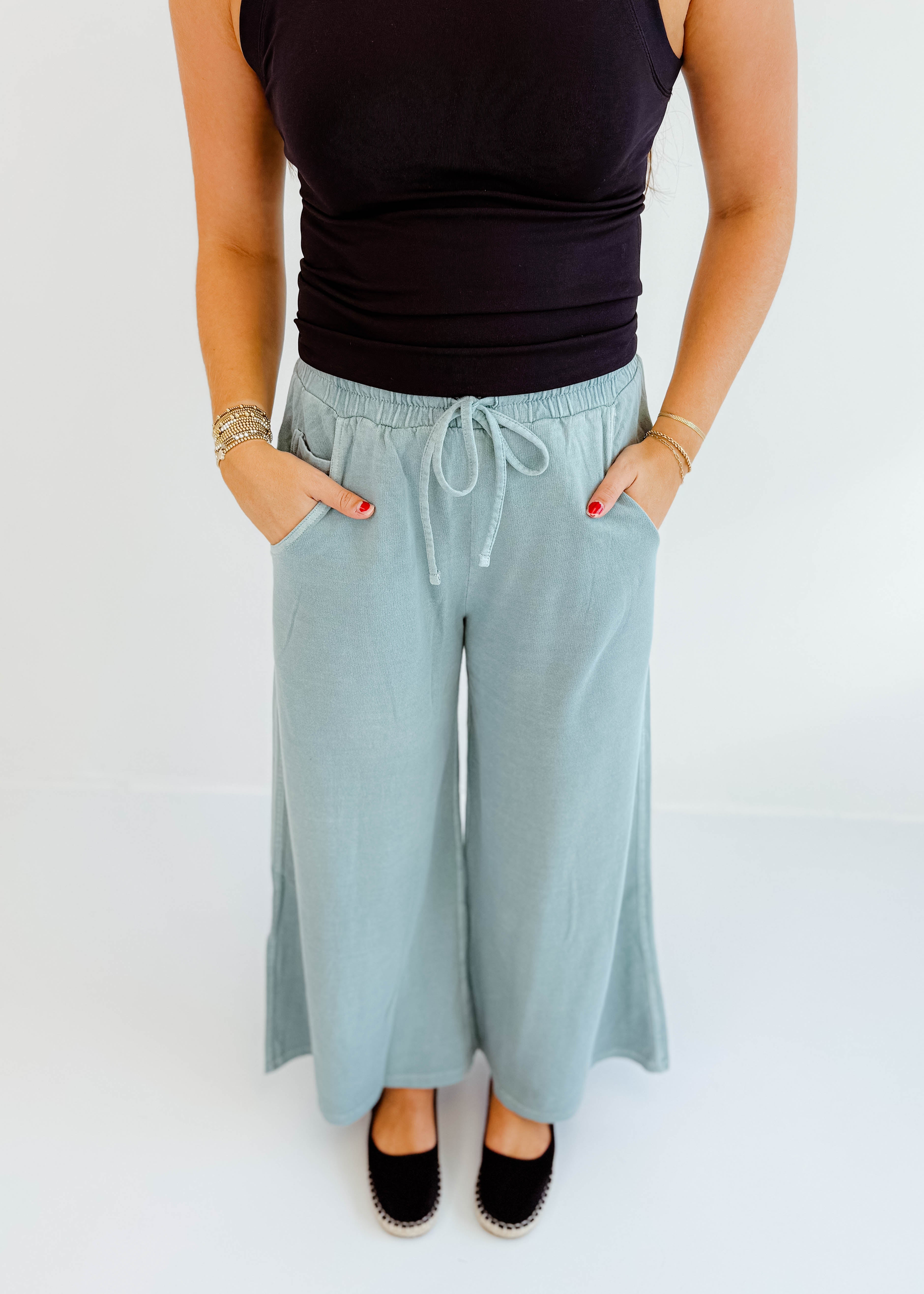Mariana Wide-Leg Knit Pants