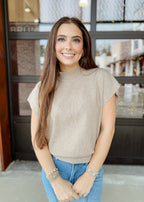 Marina Mock Neck Top