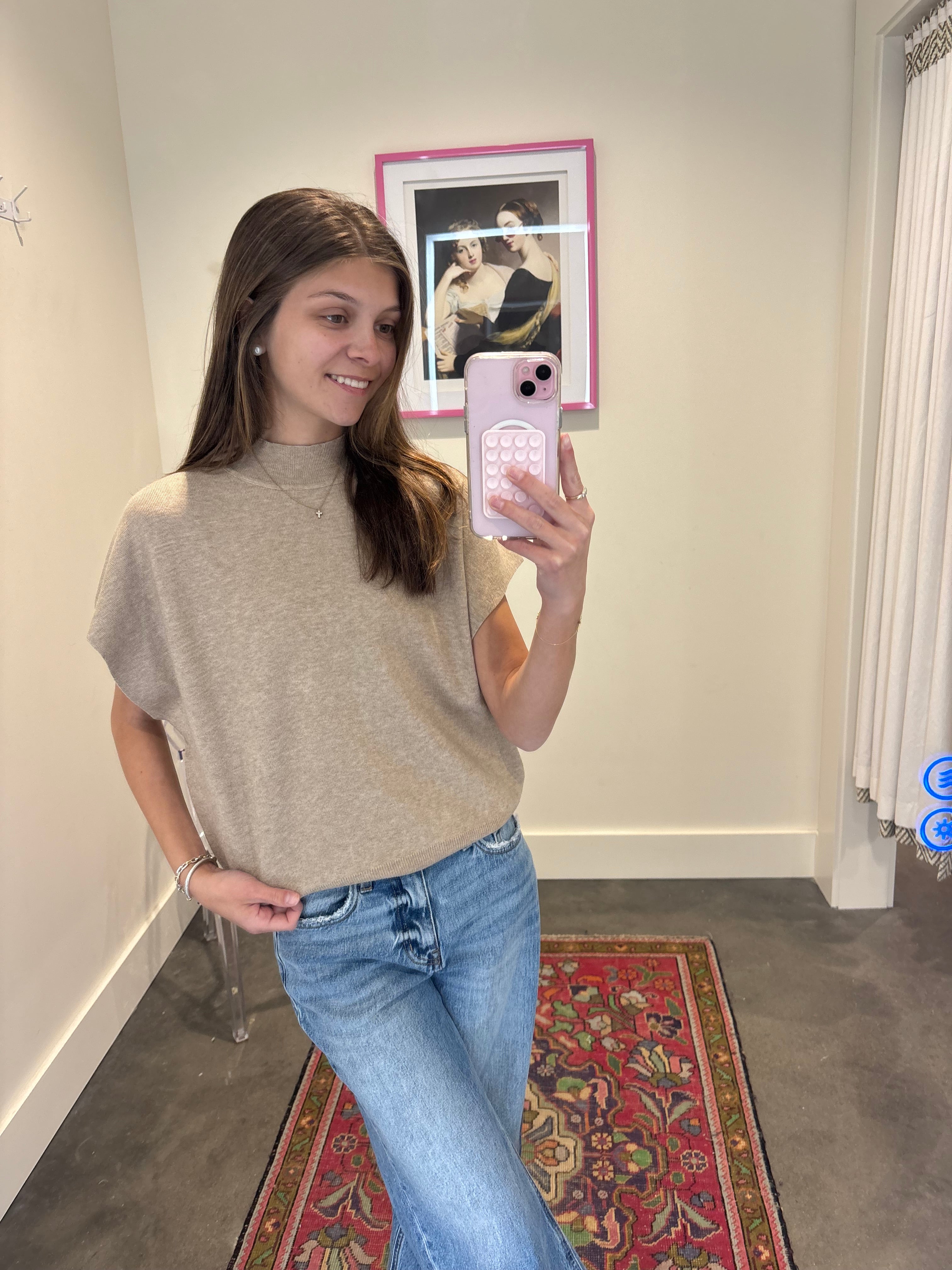 Marina Mock Neck Top