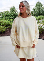 Amalie Checkered Sweatshirt