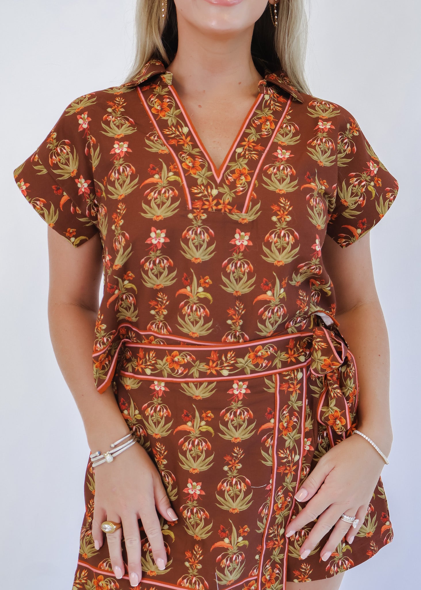 Sabina Collared Top