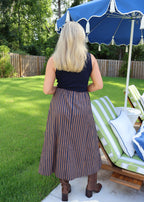Emerson Stripe Midi Dress