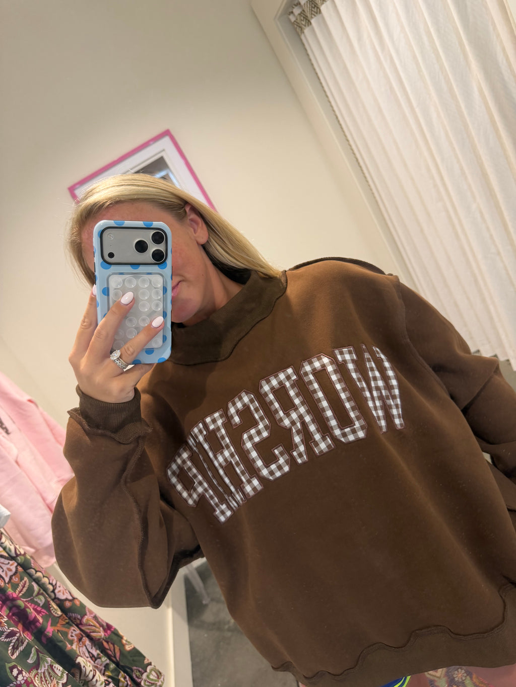 Worship Mock Neck Sweatshirt