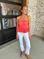 Vacation Peplum Top