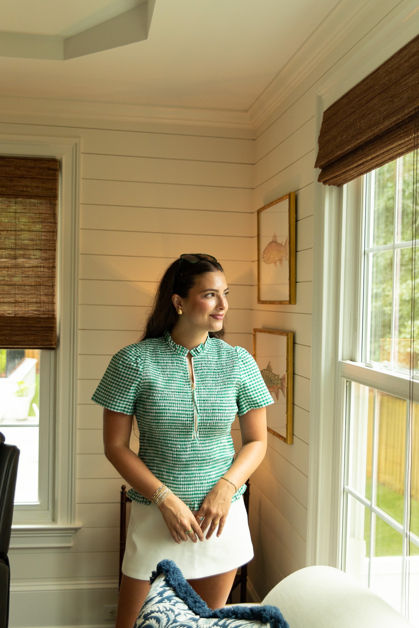 Polo Club Smocked Blouse