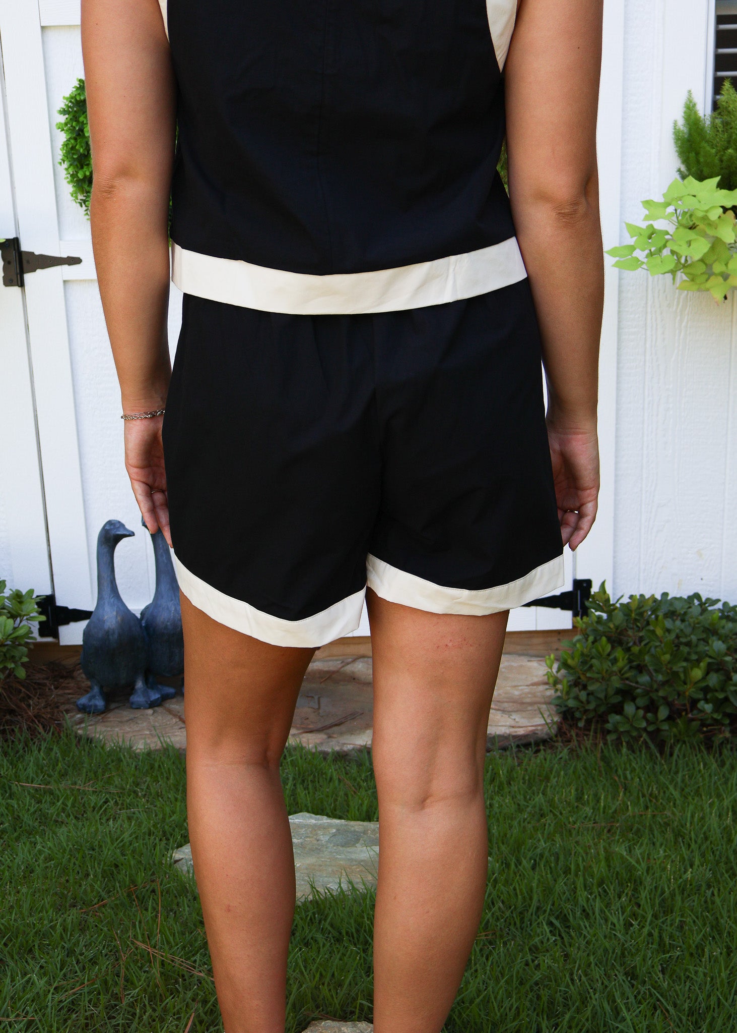 Opal Contrast Trim Skort