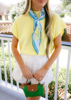 Amara Bloom Square Bandana Scarf