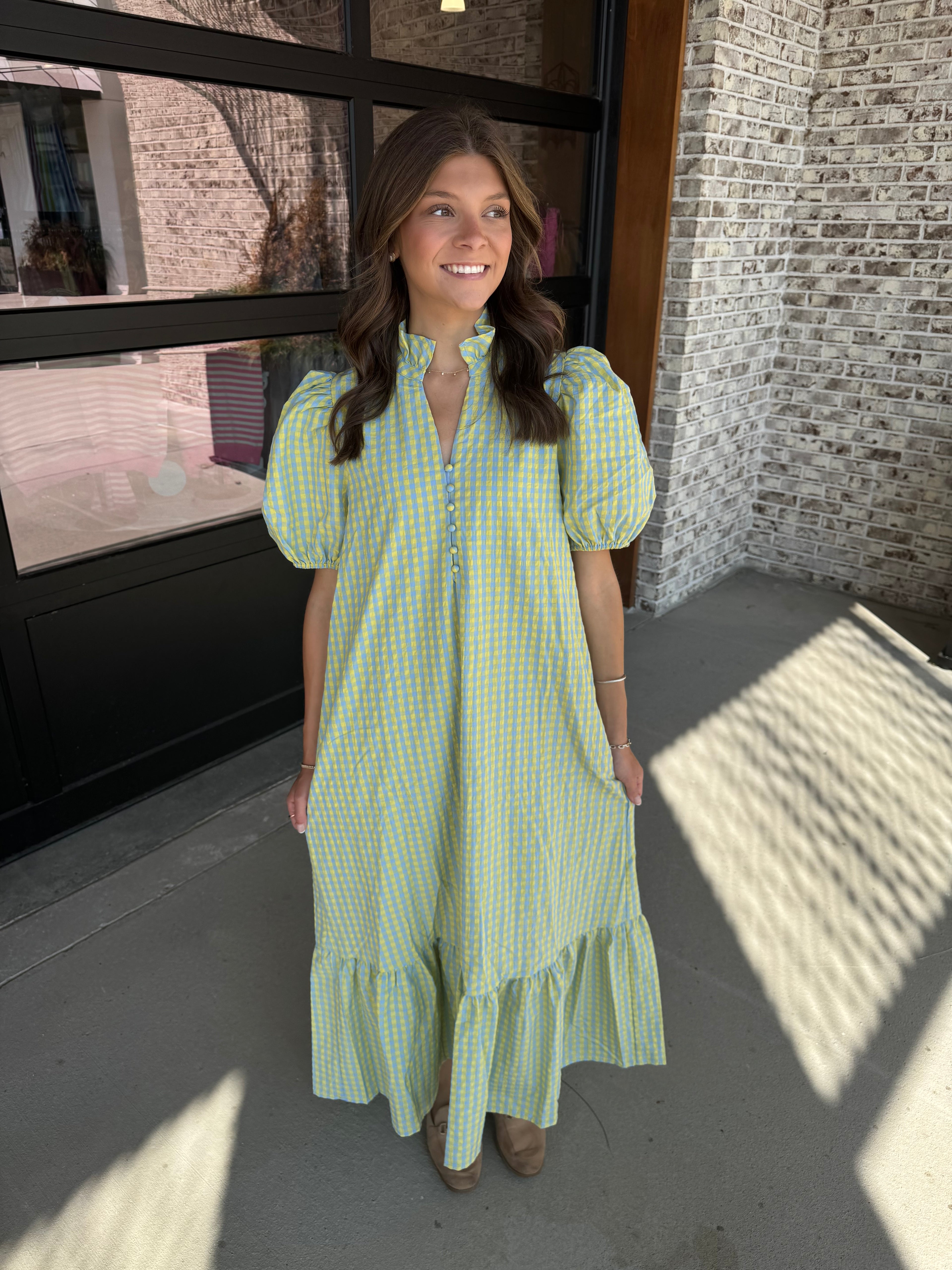 Gingham Maggie Dress