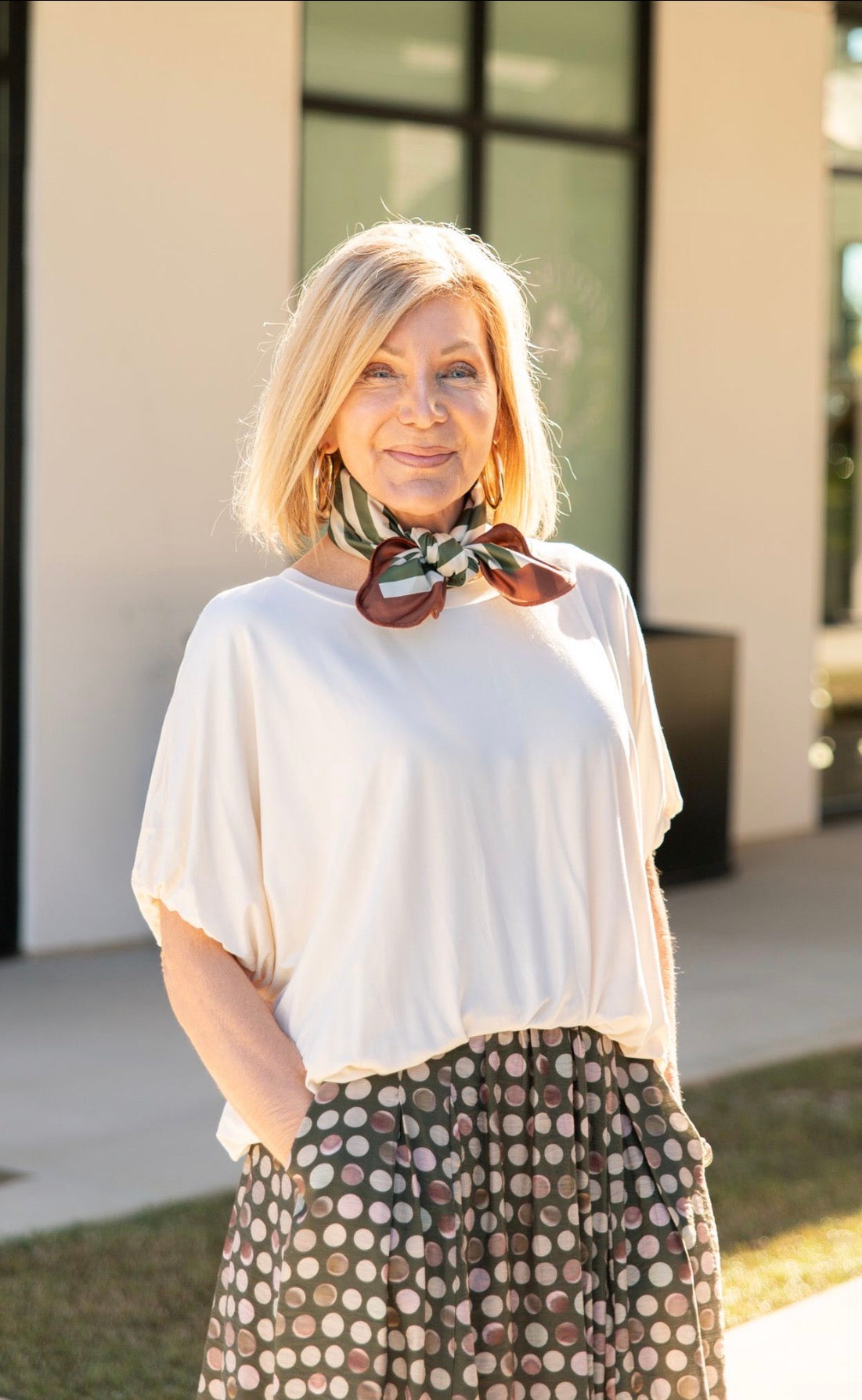 Teagan Bubble Sleeve Top