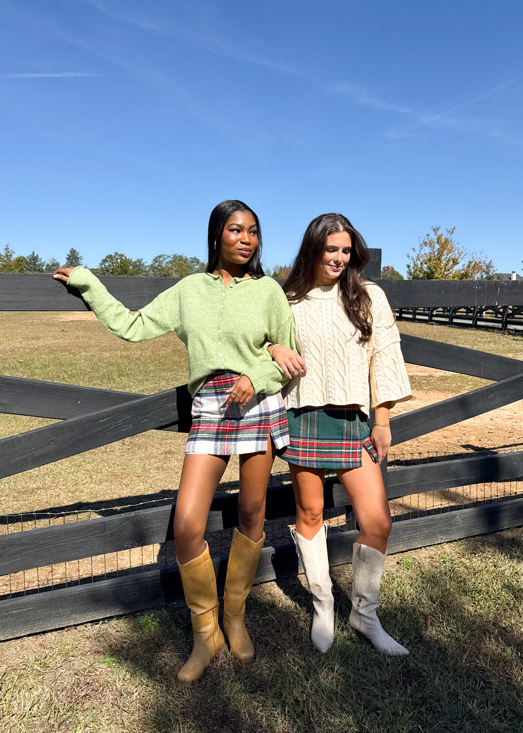 Holly Plaid Skort