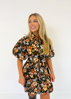 Maya Corduroy Bubble Hem Dress