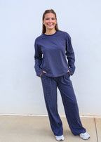 Polka Dot Loungewear Top