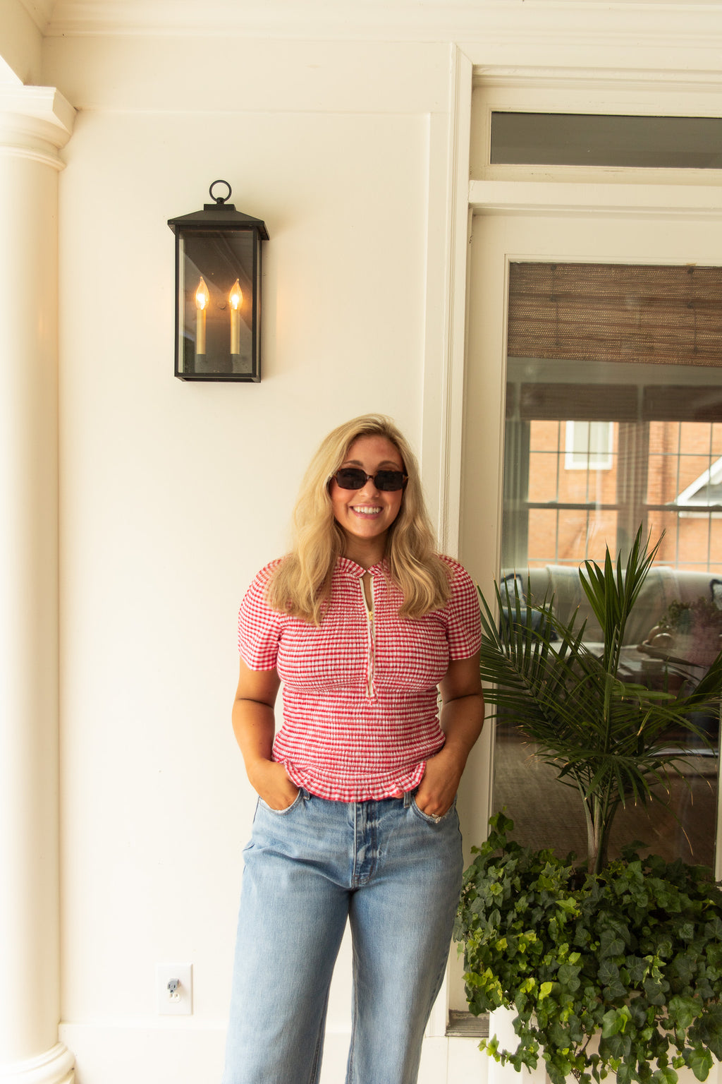 Polo Club Smocked Blouse