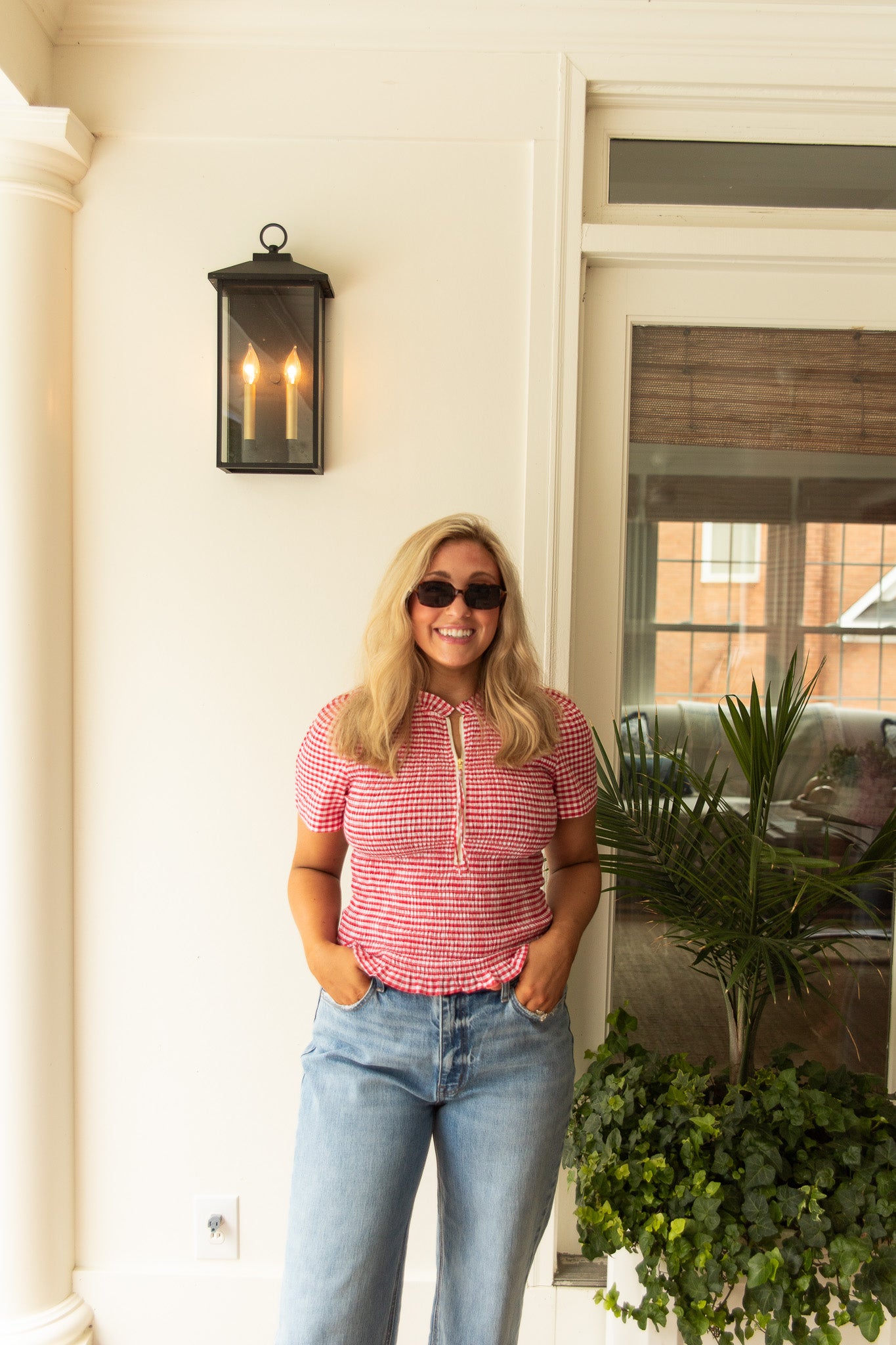 Polo Club Smocked Blouse