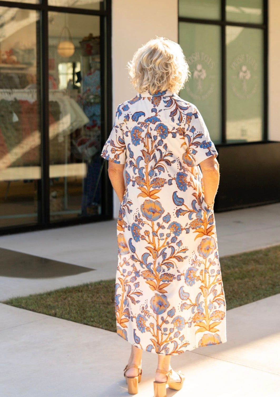 Perry Floral Midi Dress