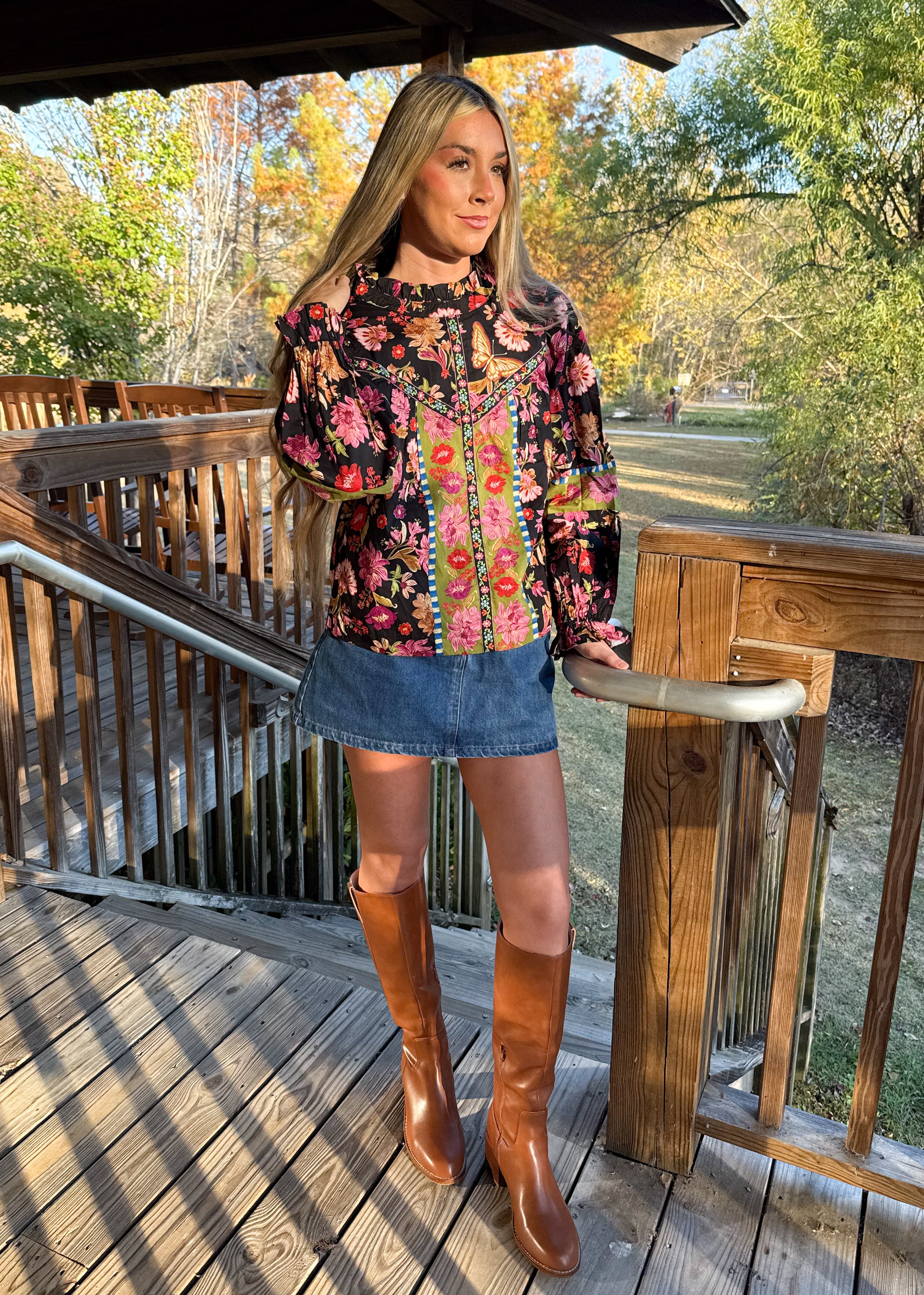 Ember Blossom Blouse