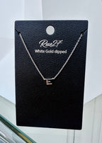 Initial Gold Dipped Necklace