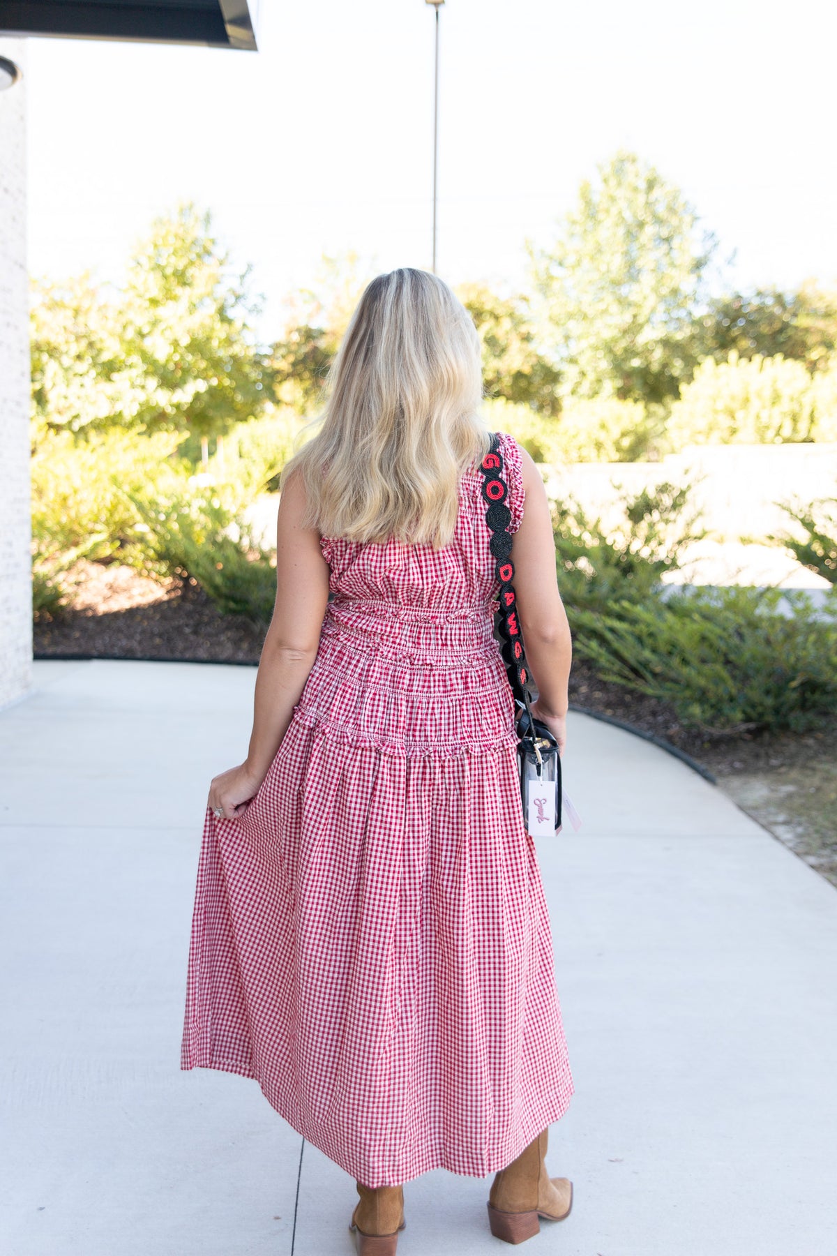 The Charleston Gingham Maxi