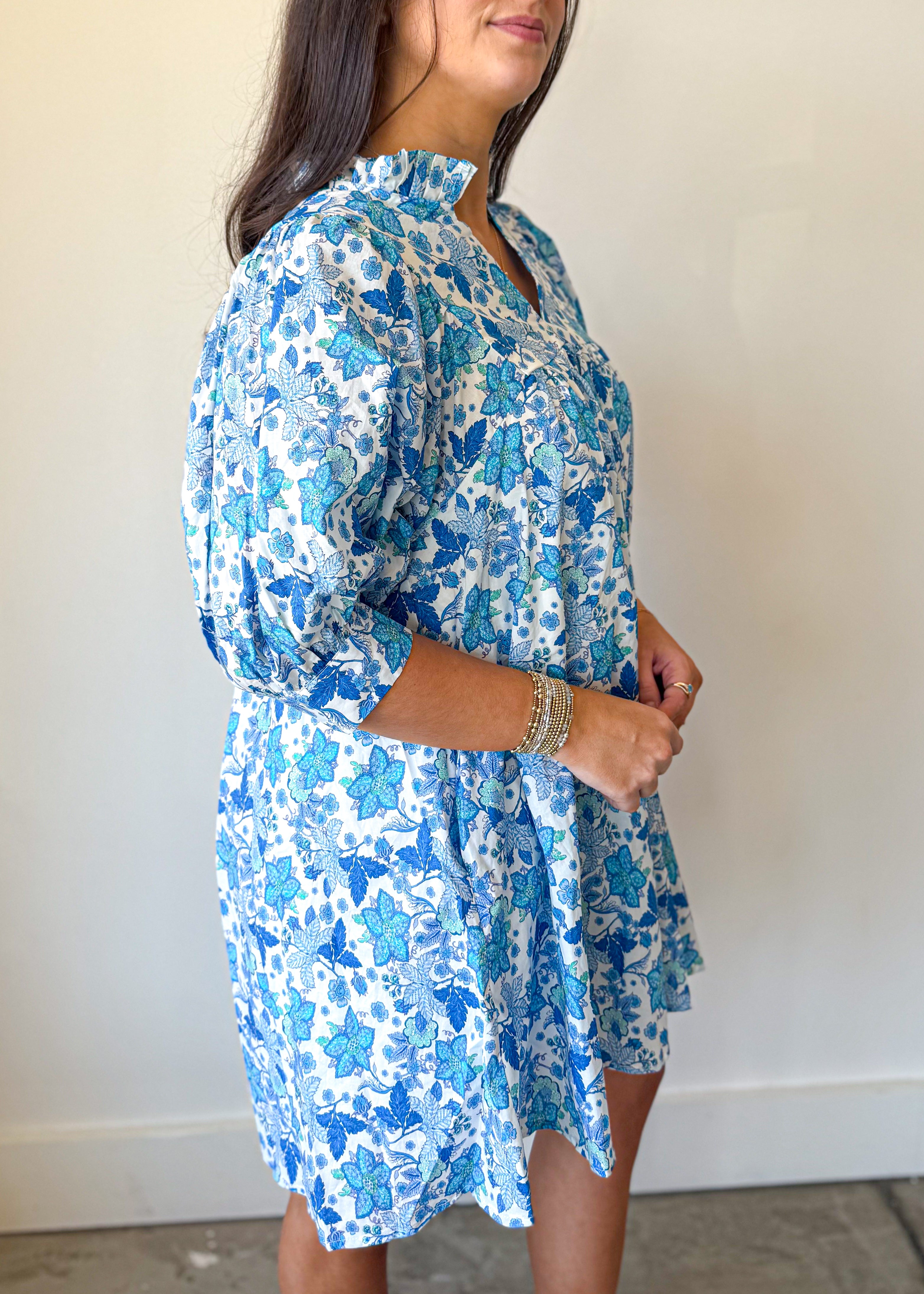 Posie Floral Swing Mini Dress