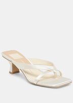 Brevel Heels True White Satin
