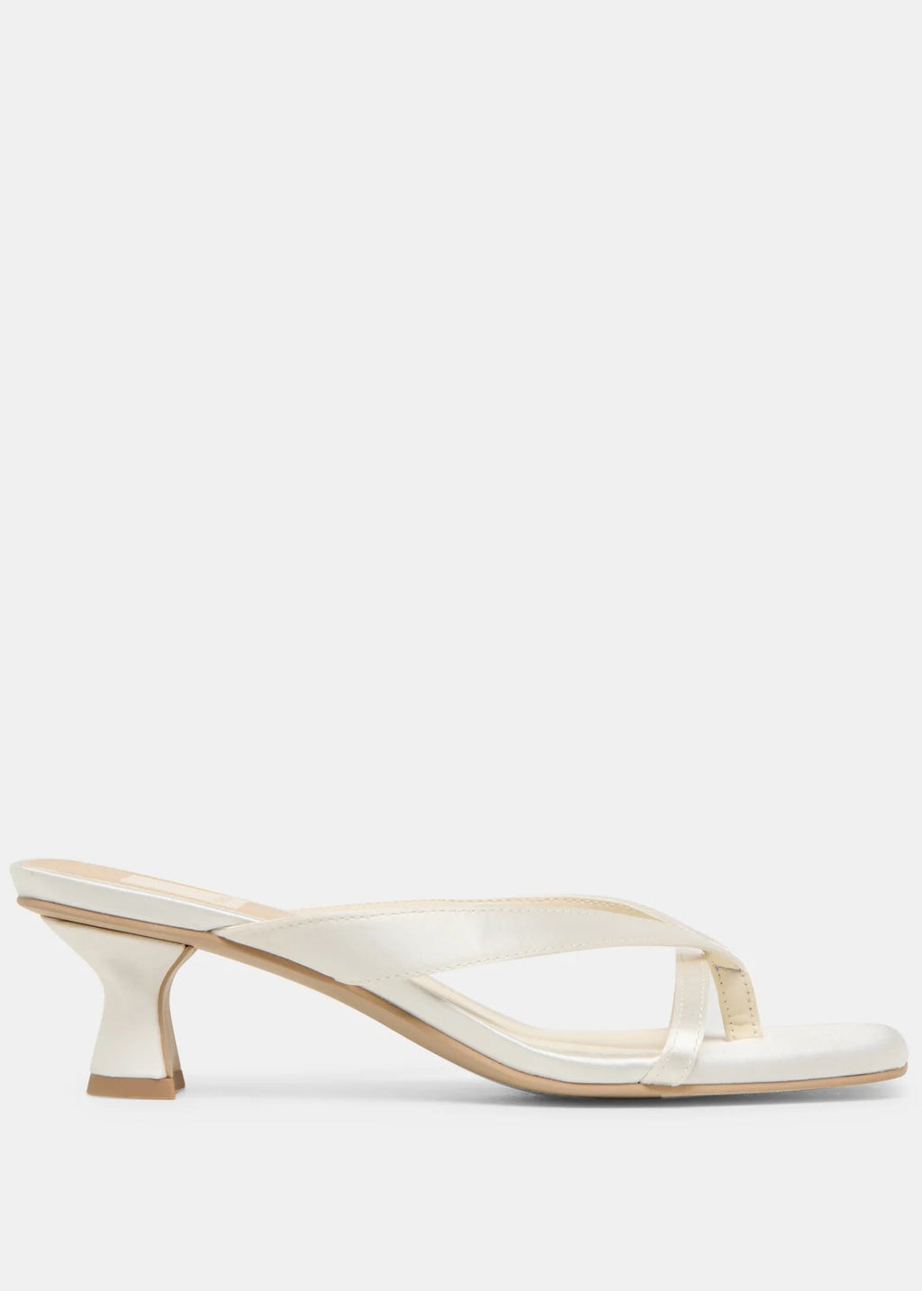 Brevel Heels True White Satin
