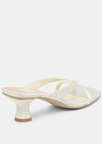 Brevel Heels True White Satin