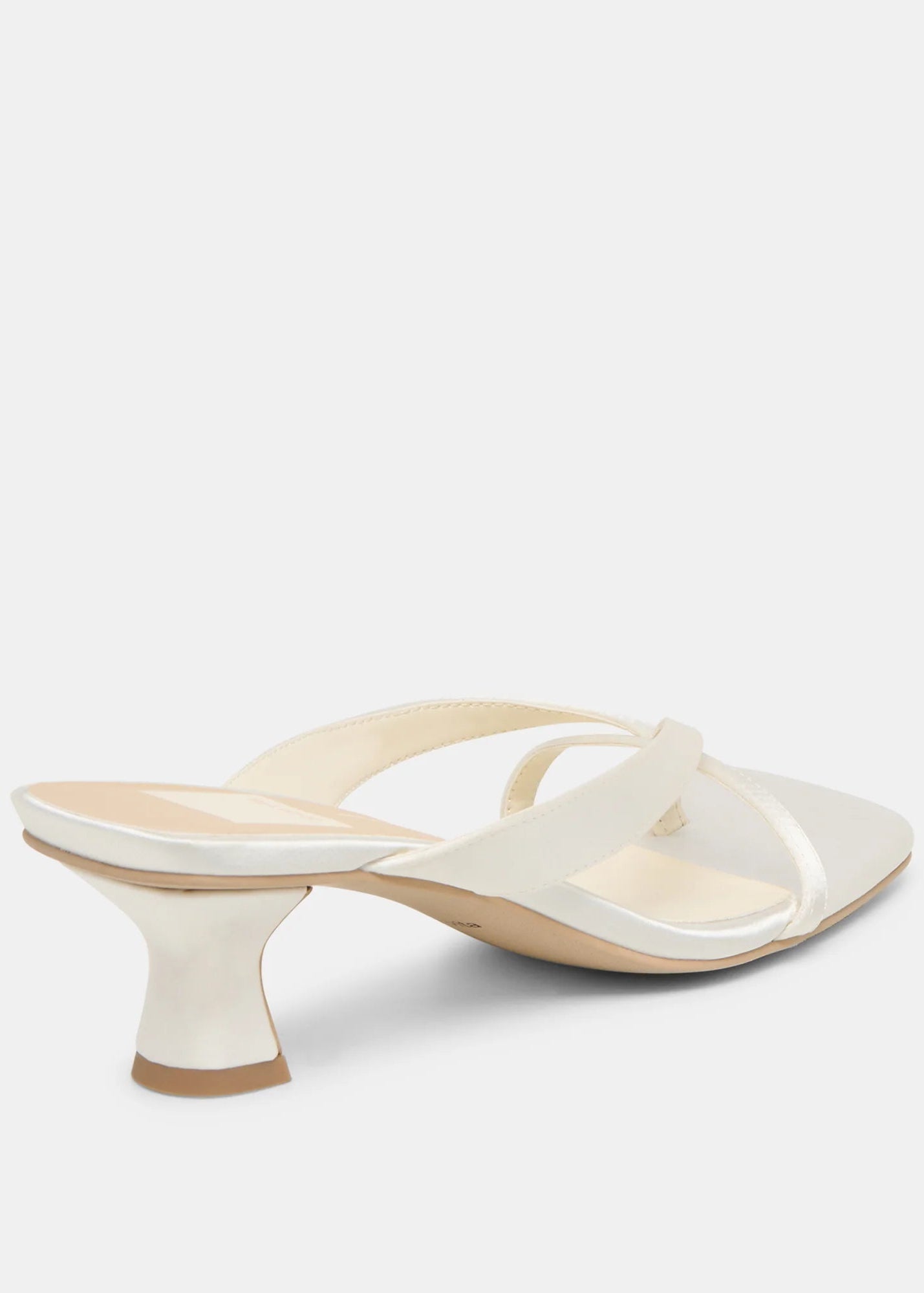 Brevel Heels True White Satin