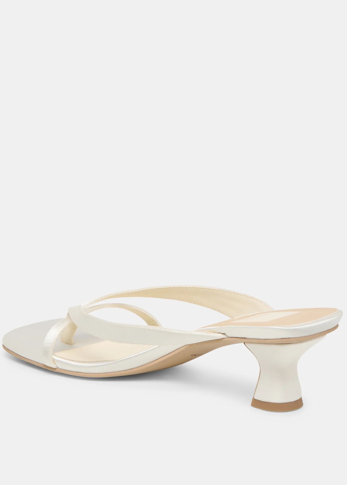 Brevel Heels True White Satin