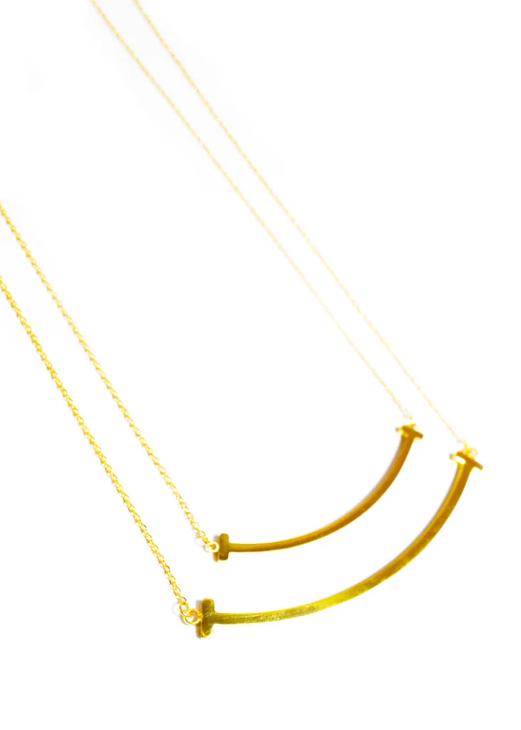 Aviva Bar Pendant Necklace